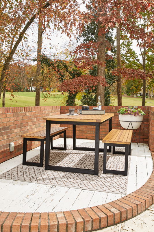 Town Wood Outdoor Dining Collection - Ashley Furniture