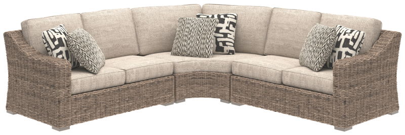 Ashley beachcroft outdoor discount sectional