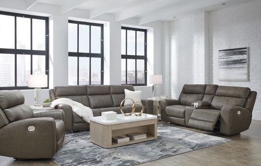 Roman LEATHER Living Room Collection - Ashley Furniture