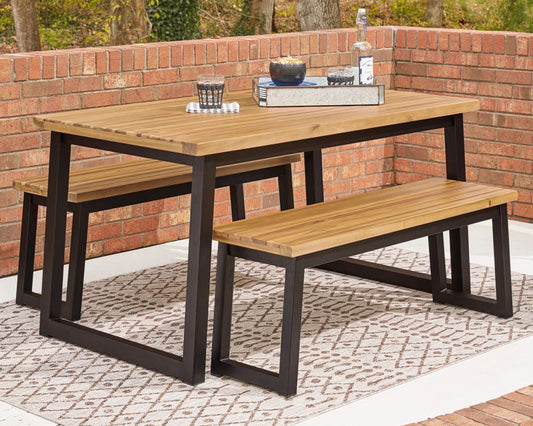 Town Wood Outdoor Dining Collection - Ashley Furniture