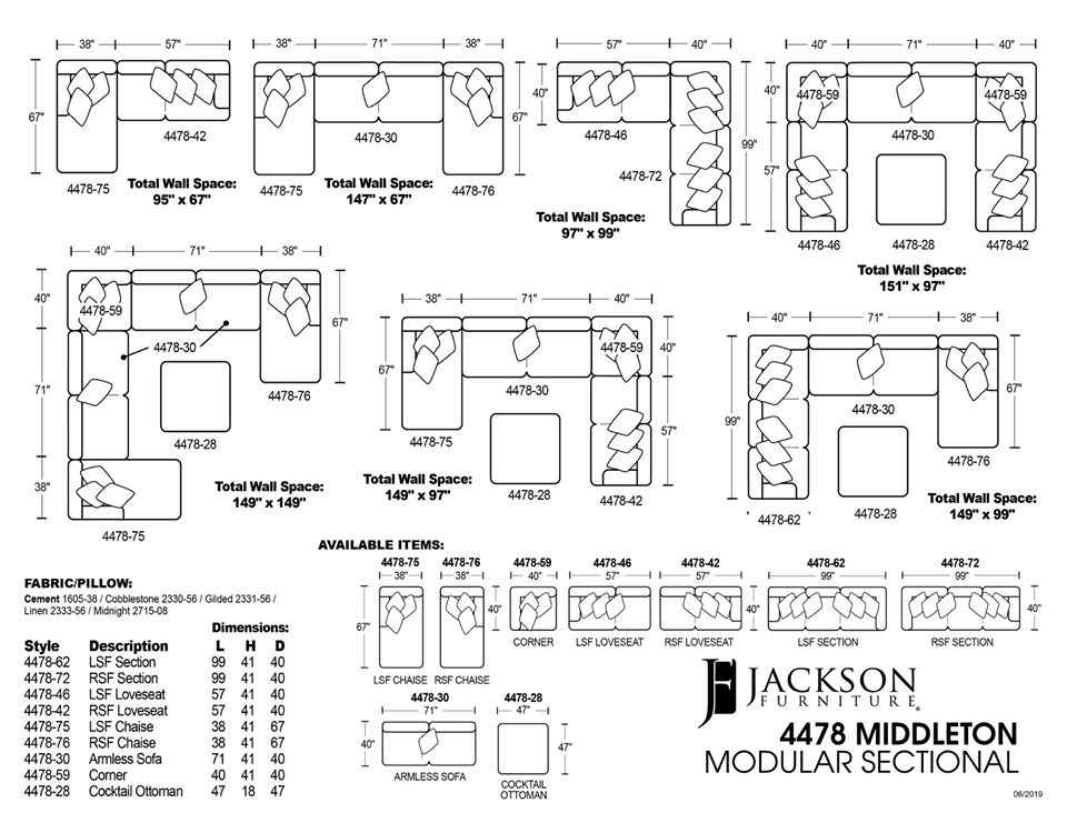 4478 Middleton Modular Sectional - Farmhouse (5149519544458)