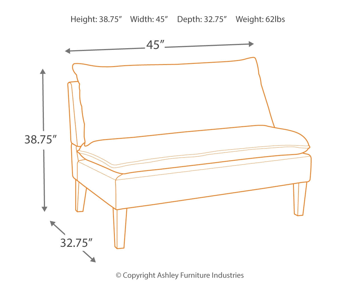 Arrowrock Accent Bench - Ashley Furniture (5140353810570)