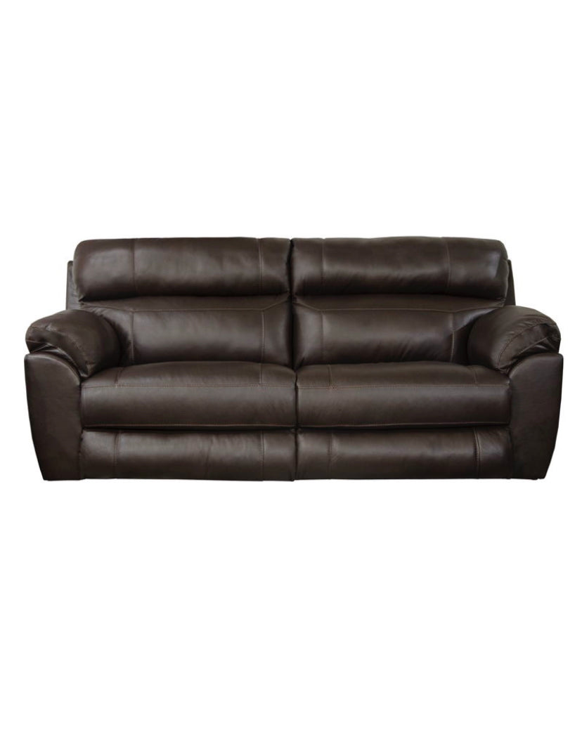 407 Costa LEATHER Living Room Collection in Chocolate -  Catnapper