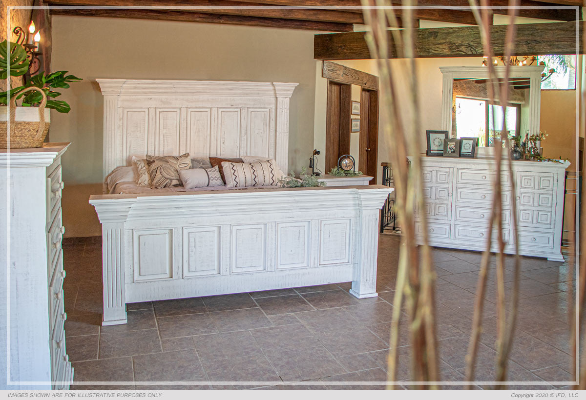 1022 Terra White Bedroom Collection - IFD