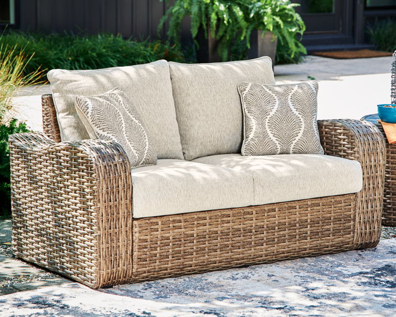 Sandy Bloom Outdoor Lounge Collection Ashley Furniture The Orange